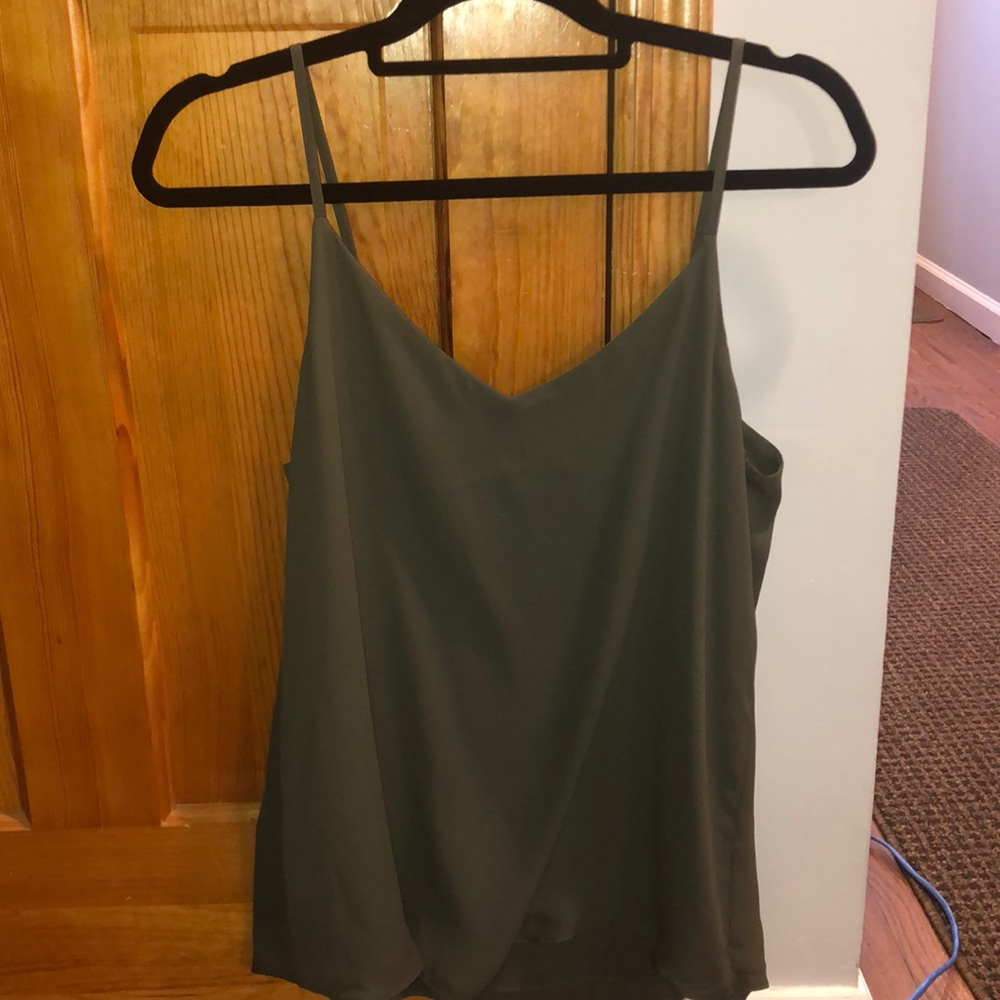 Green tank top